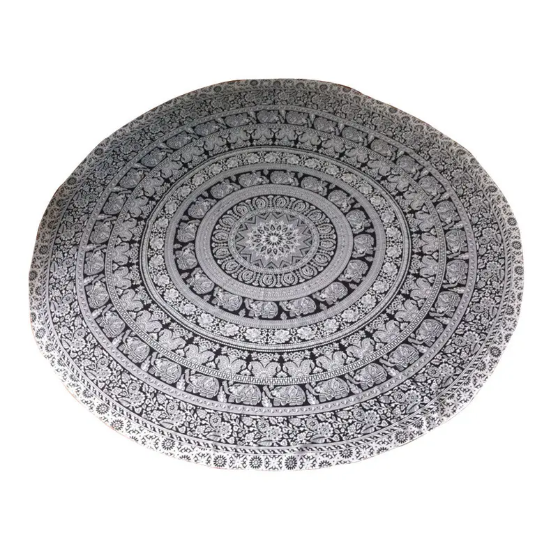 Women Scarf Round Tapestry Cover Up Mala Beach Pool Home Shower Towel Mat Bohemian Shawls Scarves Scarf Kimono Tunic 1