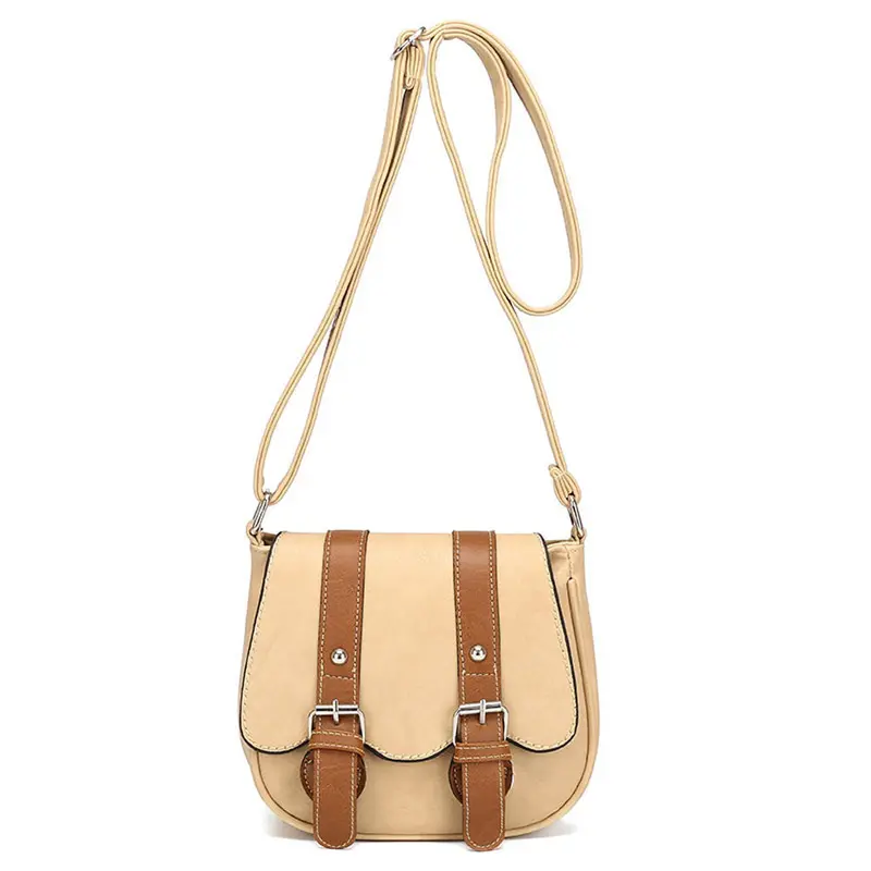 Women Scrub Shoulder Bagretro Women Leather Tote Shoulder Crossbody Hbag Satchel Messenger Bag 2