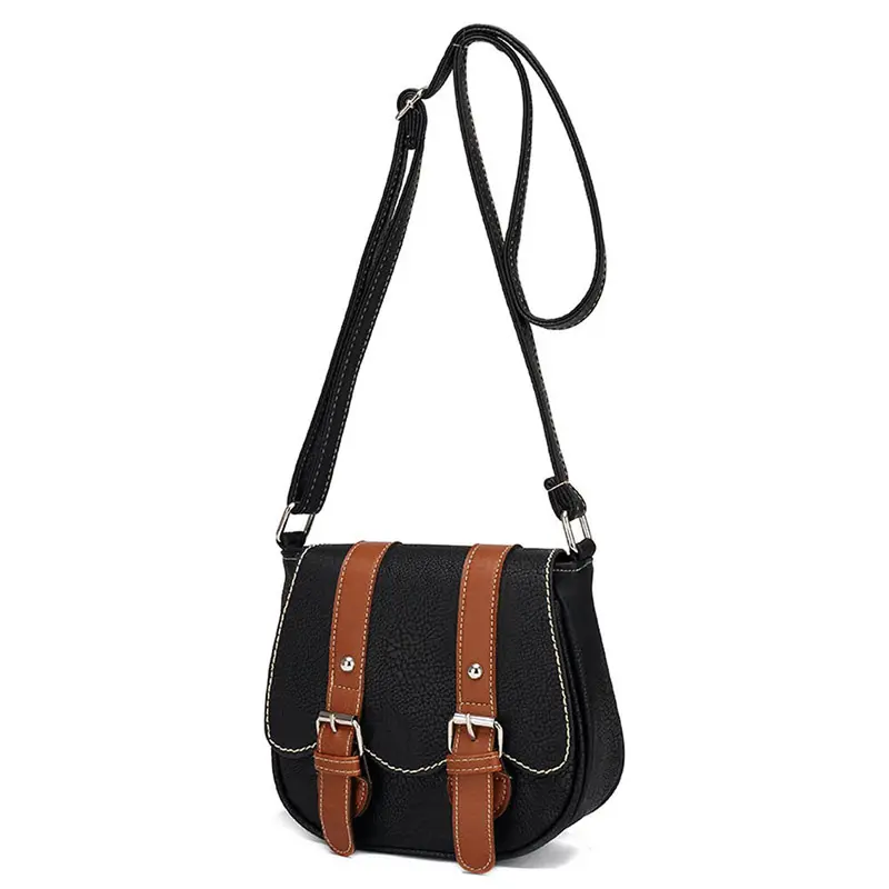 Women Scrub Shoulder Bagretro Women Leather Tote Shoulder Crossbody Hbag Satchel Messenger Bag 3