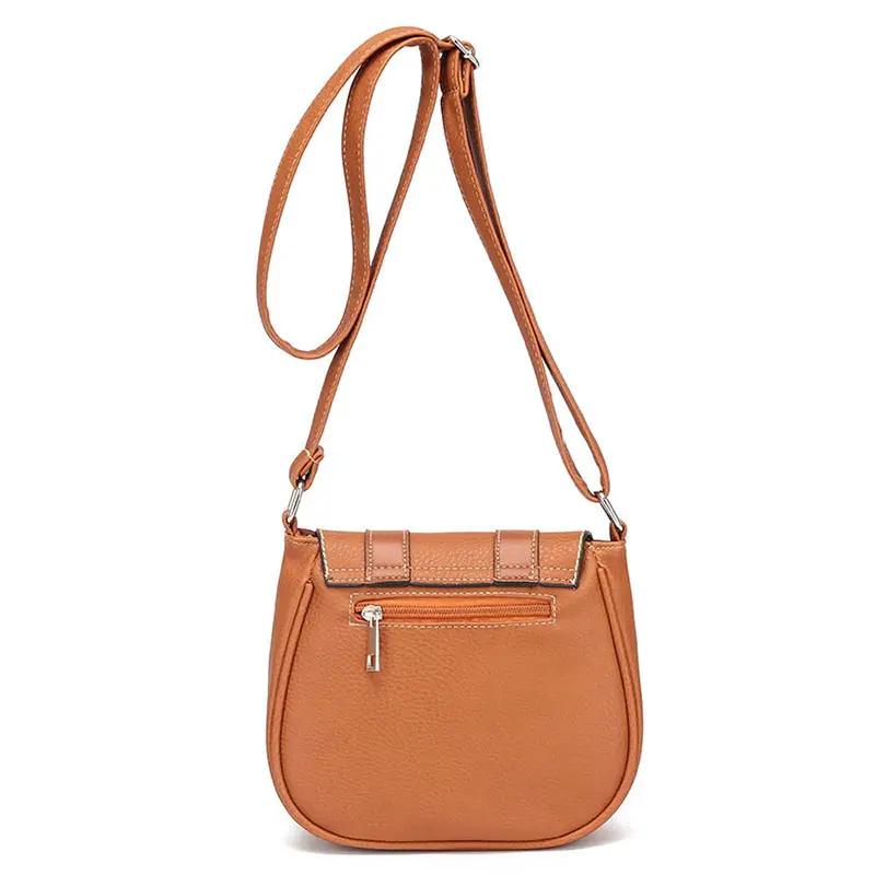 Women Scrub Shoulder Bagretro Women Leather Tote Shoulder Crossbody Hbag Satchel Messenger Bag 4