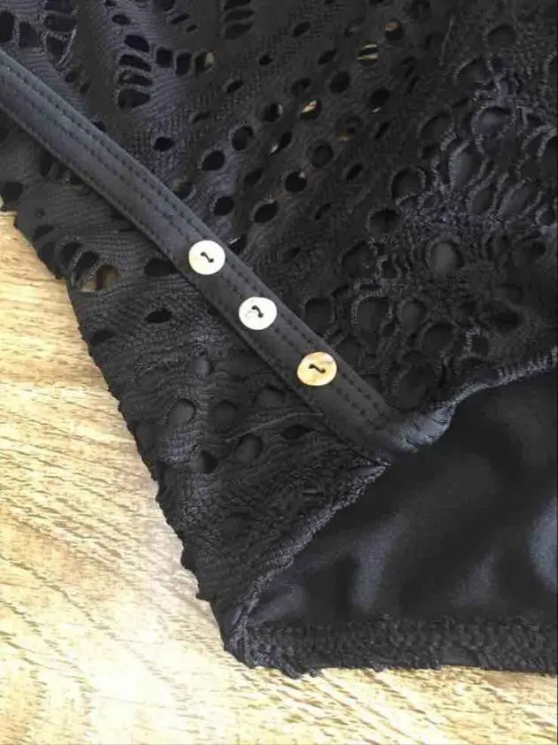 Women Sexy Bikini Special Design Bandage Cut Out Hollow Swimwear High Waist Swimsuit Push Up Brazilian Biquini Bathing Suit 5