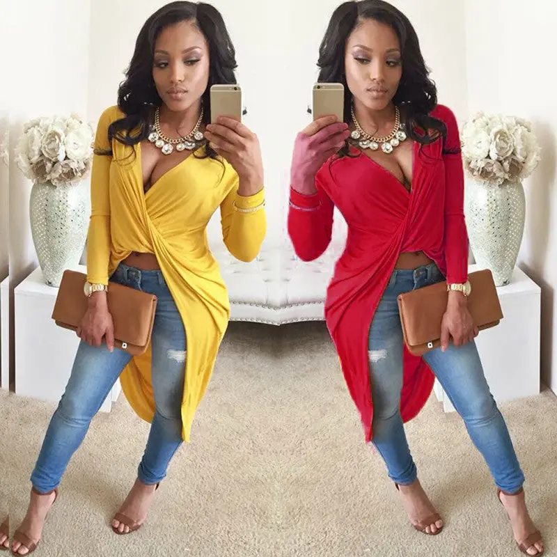 Women Sexy Irregular Clubwear Mini Dress Cocktail Party Dress Long Sleeve Autum Cotton Sexy Dress 8