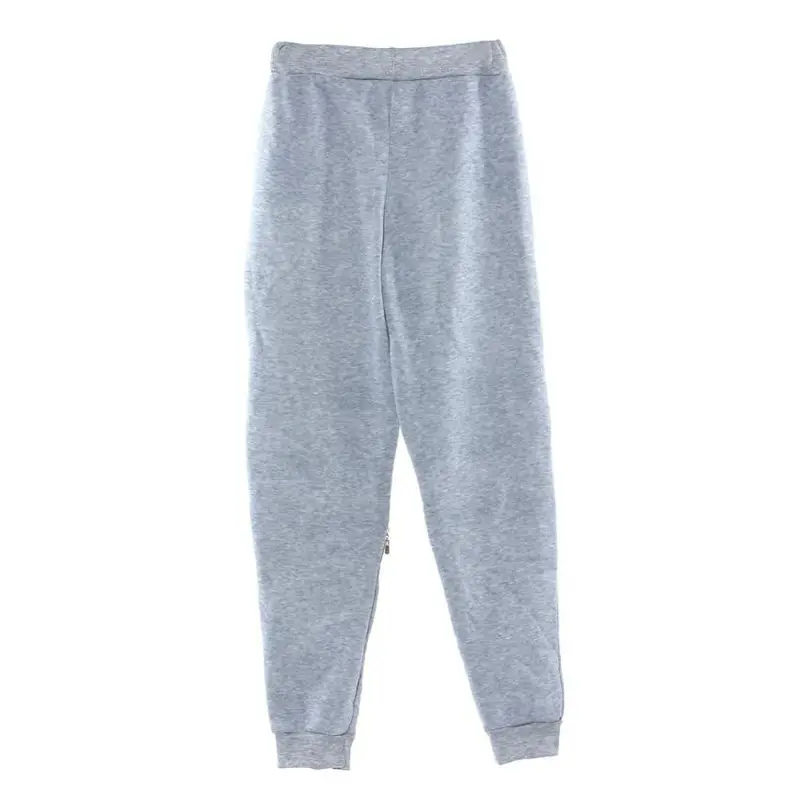 Women Sexy Zipper Leisure Round Neck Sweater Fleece T-Shirt And Trousers Two Pieces Suit Cloth 5