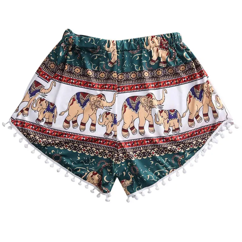 Women Shorts Leisure Elastic Waist Women Shorts Casual Loose Short Feminino 1