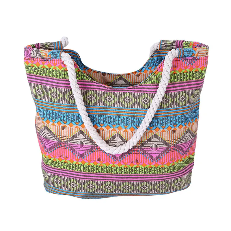 Women Shoulder Bag Portable Large Space Leisure Handbags Women Shopping Bag Tote Big Beach Bookbag 1