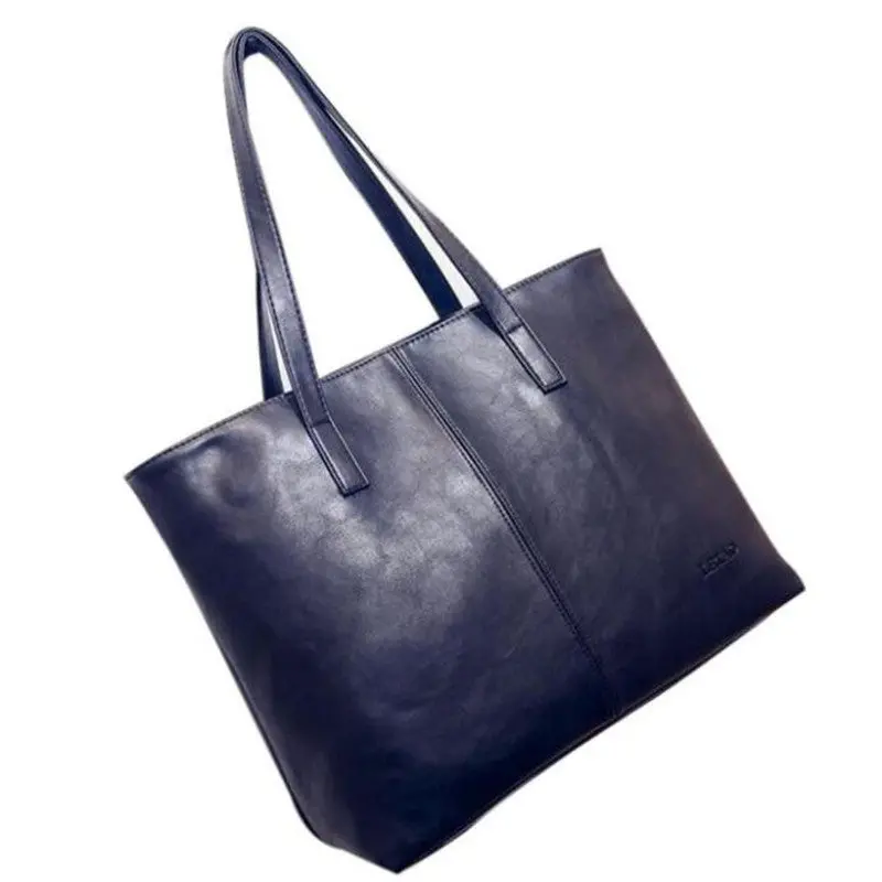 Women Shoulder Bag Pu Leather Zipper Trendy Tote Satchel Large Messenger Bags Crossbody Hbag Women's Bolsas 1