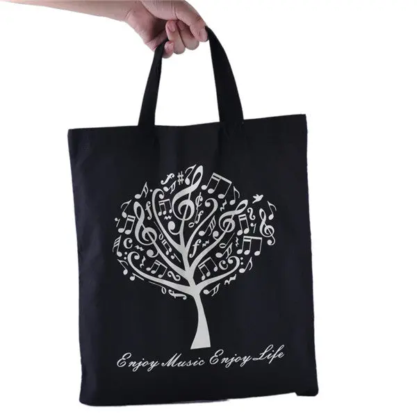 Women Shoulder Bags Cotton Pure Tote Hbag Environmental Protection Shopping Bag Messenger Bags 4