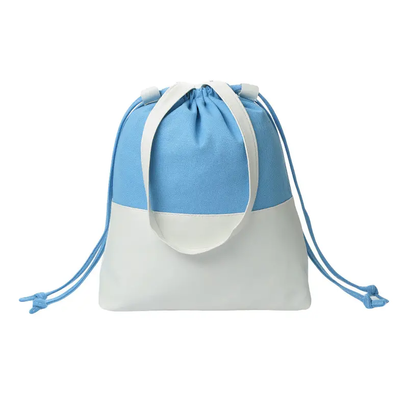 Women Shoulder Bucket Bag Large Capacity Drawstring Bucket Bag Girls Casual Cute Bag Black Canvas Tote Bag Bolsas 2