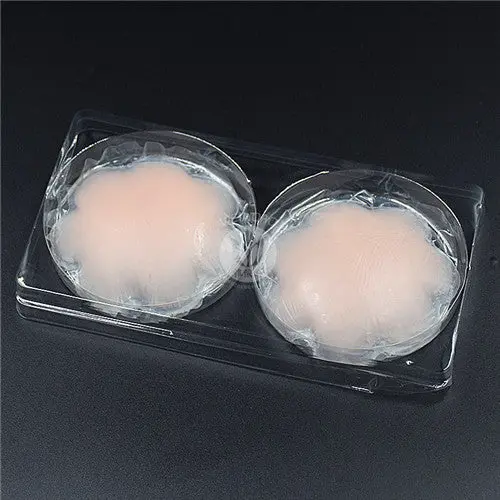 Women Silicone Nipple Cover, Sutian Seamless Pasties Adhesive Stickers,Invisible Intimates Bra Accessories Breast Petals 1