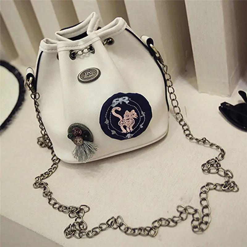 Women Soft Leather Chain Hbag Cross Body Clutch Shoulder Messenger Lady's Bag Bolsa Feminina 1