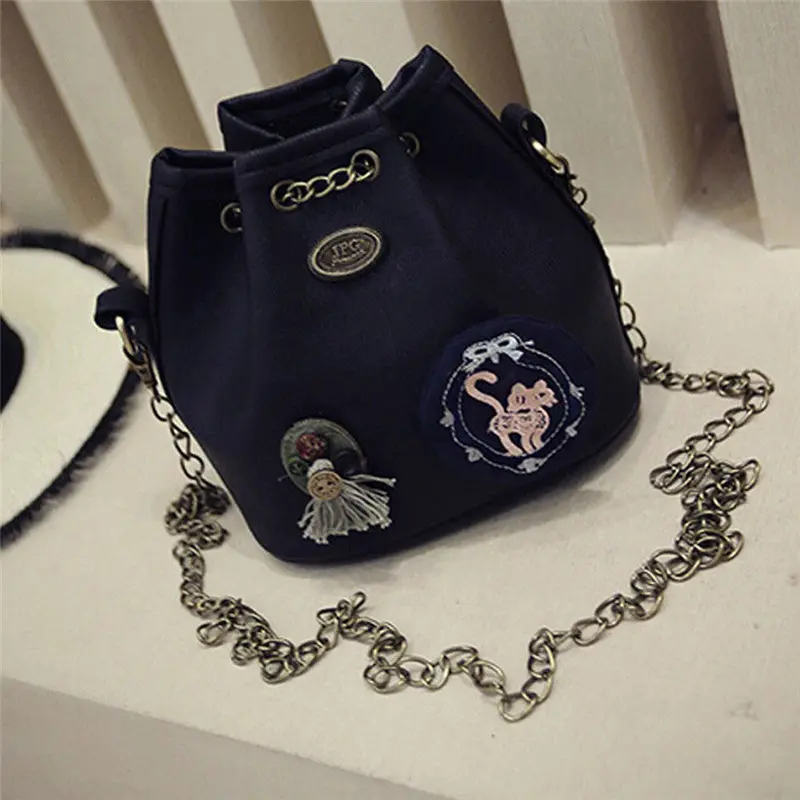 Women Soft Leather Chain Hbag Cross Body Clutch Shoulder Messenger Lady's Bag Bolsa Feminina 2