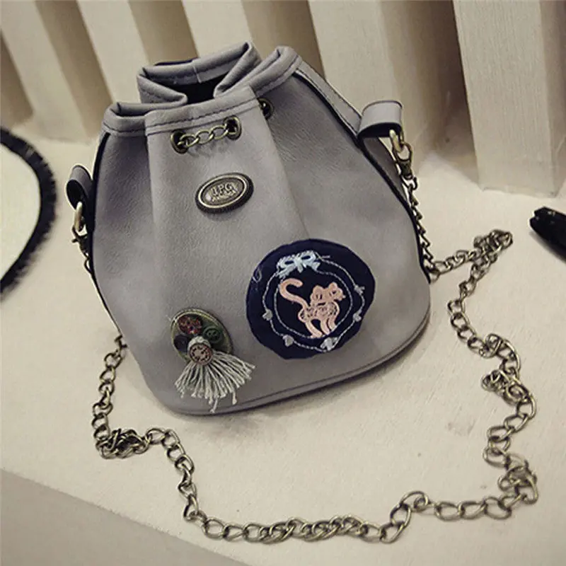 Women Soft Leather Chain Hbag Cross Body Clutch Shoulder Messenger Lady's Bag Bolsa Feminina 3