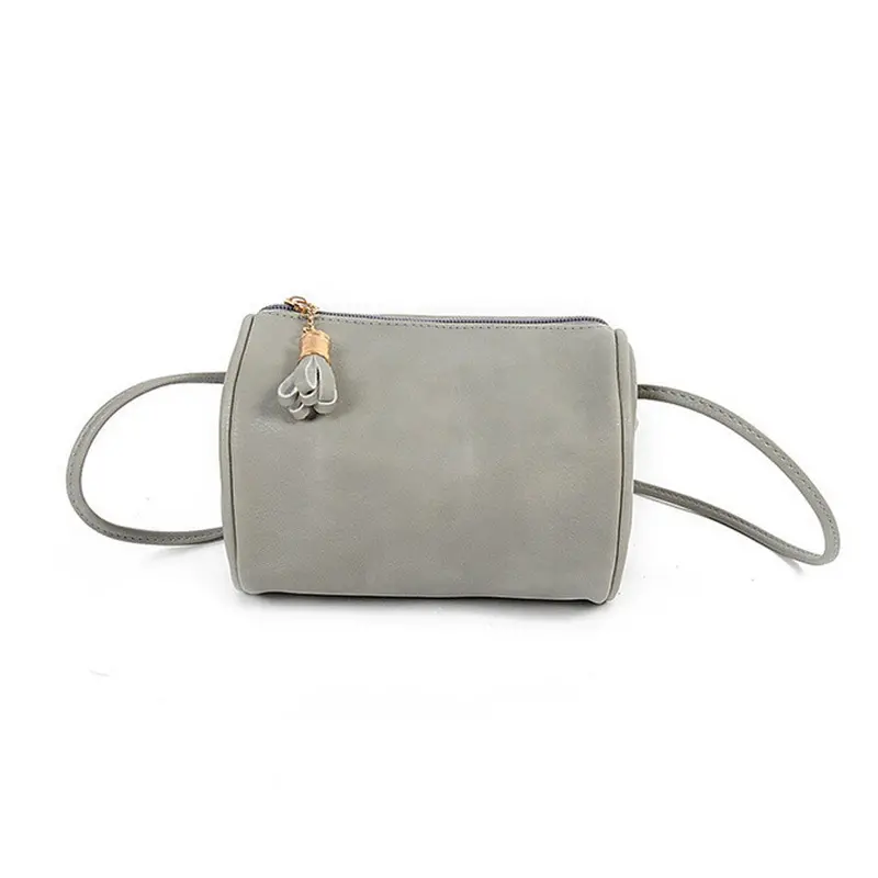 Women Soft Leather Hbag Crossbody Shoulder Bagfeminina Messenger Bags Barrel Shape Bag Bolsos Mujer Clutch 3