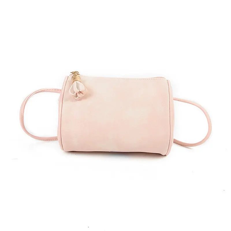 Women Soft Leather Hbag Crossbody Shoulder Bagfeminina Messenger Bags Barrel Shape Bag Bolsos Mujer Clutch 4