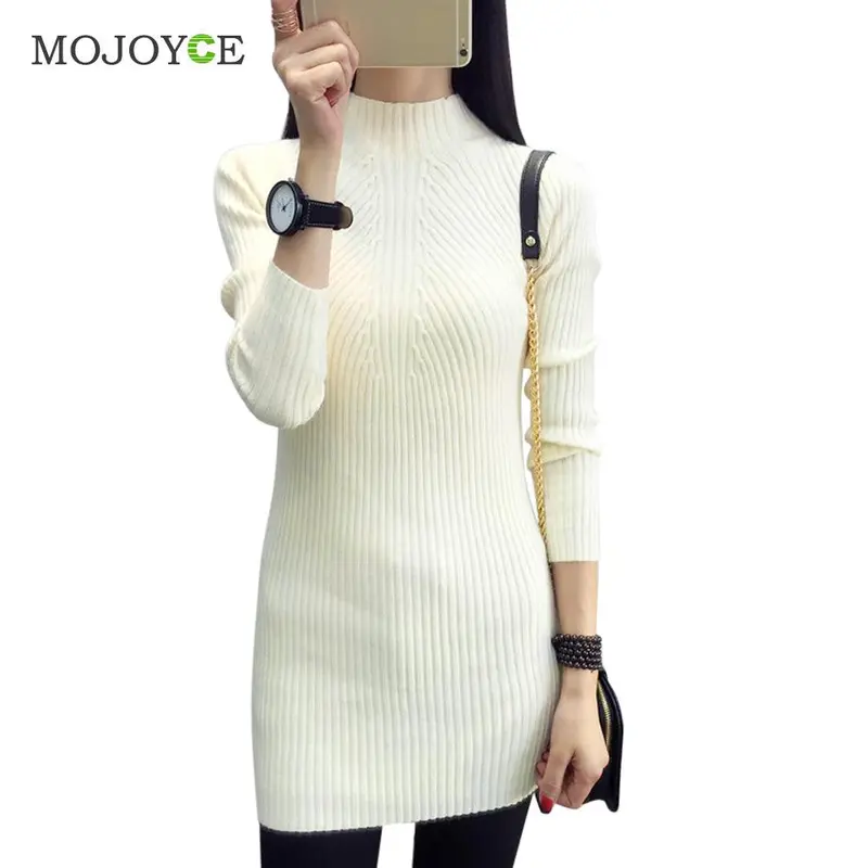 Women Sweaters And Pullover Long Sleeve Knit Bodycon Slim Party Sweater Mini Casual One Size Sweaters Pullover Pull Femme 1