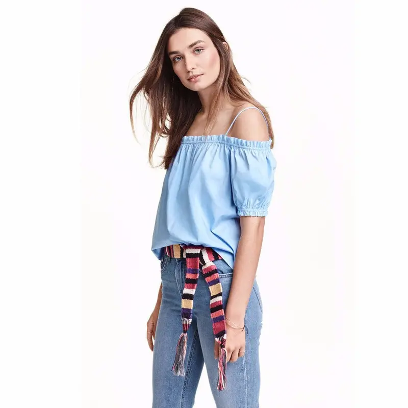 Women Tank Crop Tops Style Off Shoulder Halter Short Tees Soild Vest Camis Plus Size 1