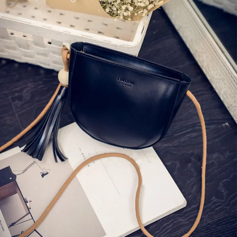 Women Tassel Handbag Shoulder Bags Purse Wallet Bolsa Feminina Pu Leather Messenger Bag 1