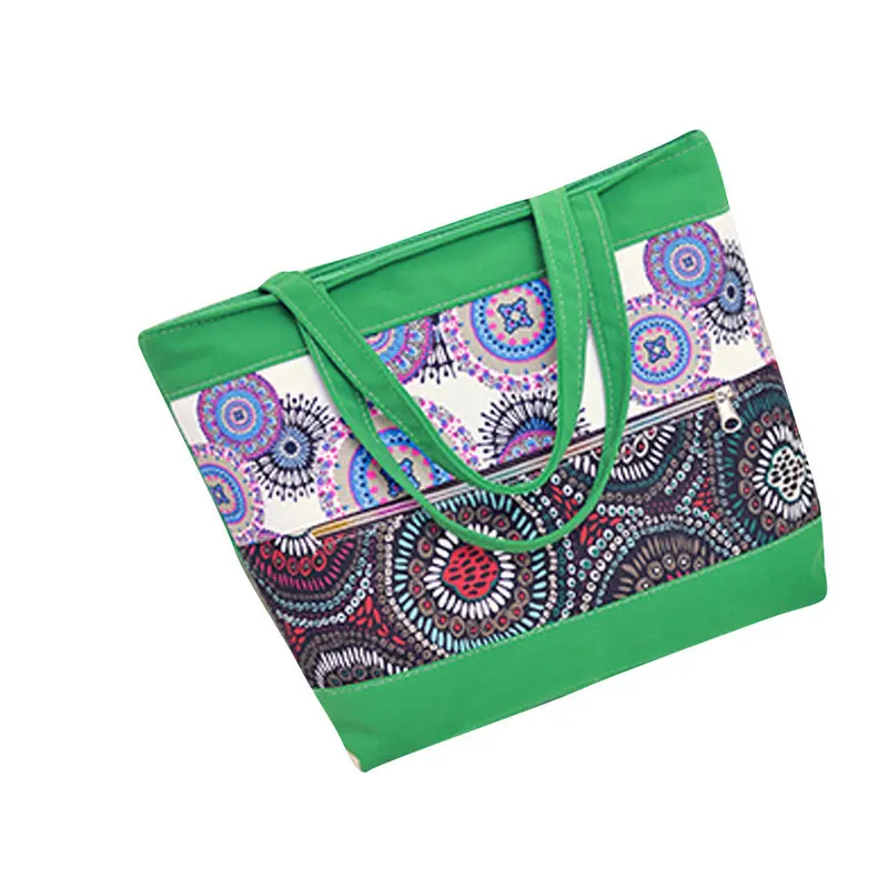 Women Tote Bag Handbag Shoulder Bags Taibal Totem Printed Canvas Casual Designer Handbags Bolsos Mujer 3