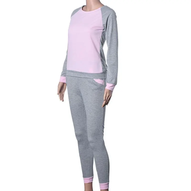 Women Tracksuit Sweatshirt Coat+Pant Trouser Casual Suit Women Clothing Hoodies Set 7