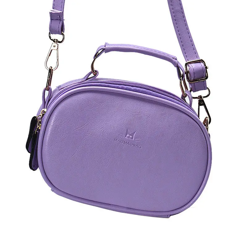 Women Vintage Messenger Bags Leather Hbags Shoulder Bag 4