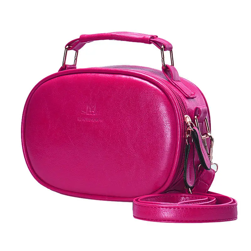 Women Vintage Messenger Bags Leather Hbags Shoulder Bag 7