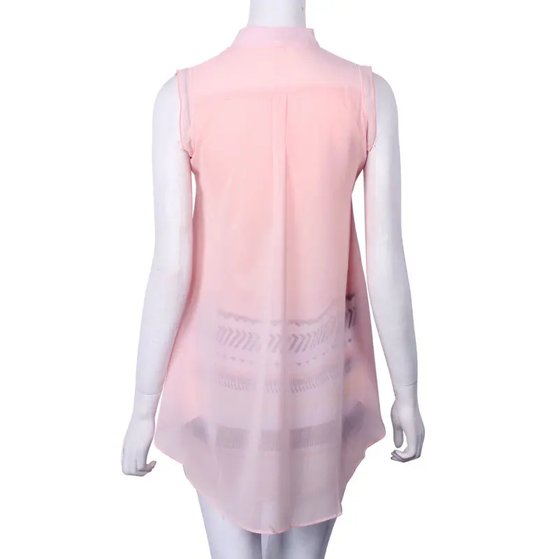Women Vneck Fake Two Pieces Outfits Sexy Sleeveless Dress Casual Chiffon Dress Street Wear Ol Dress 6