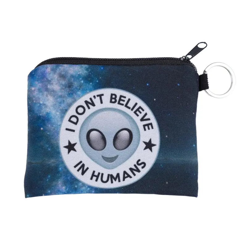 Women Wallet Korean Coin Purse Clutch Girl Printing Coins Change Purse Zipper Zero Wallets Phone Key Bags 1