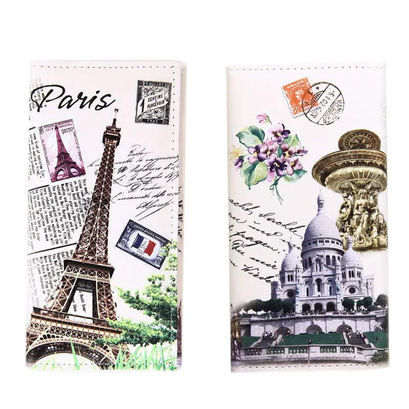 Women Wallet Long Smooth Pu Leather Money Purse Id Credit Card Holder Coin Purses Clutch Money Bags Graffiti Embossed Pu Holder 6