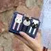 Women Wallet Luxury Cat Pattern Button Clutch Pu Leather Purse Lady Short Bag Bolsa 4
