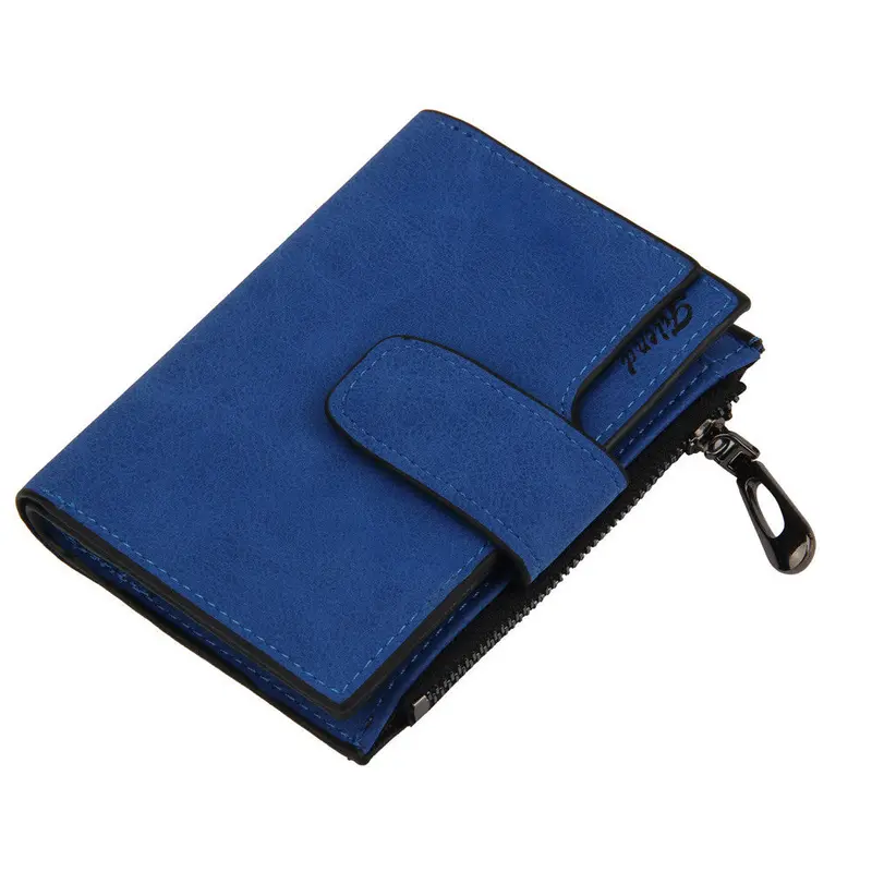 Women Wallet Mini Magic Bifold Grind Leather Clutch Wallets Card Holder Wallet Carteira Feminina Mujer Purse Bolsa For Travel 1