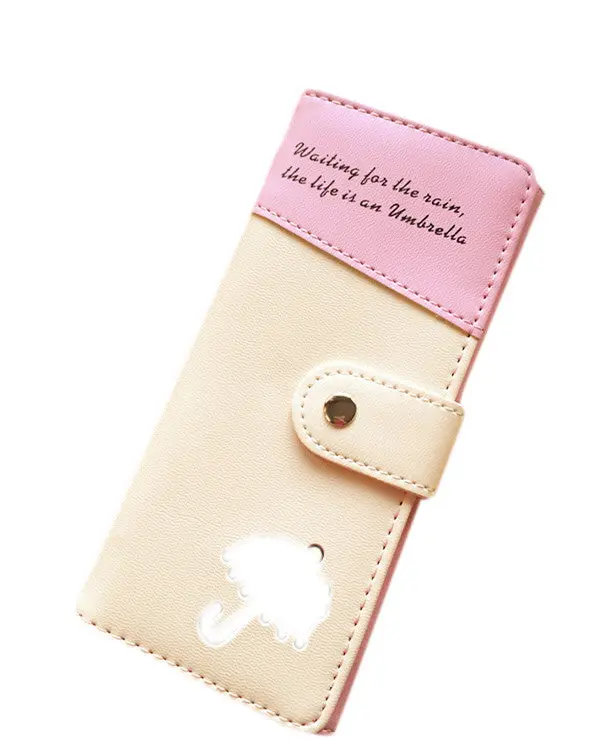 Women Wallets Ladies Leather Wallet Purses Cute Cartoon Pattern Long Wallet Coin Purse Carteira Feminina 4