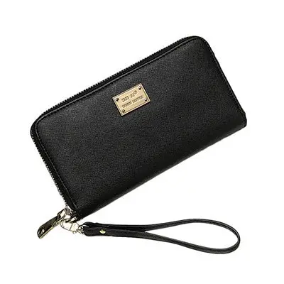 Women Wallets Purses Double Clutch Purse Wristlet Handbags Small Bag Card Holder Carteira Feminina 1