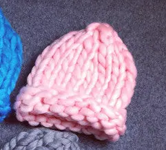 Women Warm Extra Coarse Wool Knitted Beanie Hat Cap Fisher Chapeu Gorros De Lana Touca Casquette Cappelli Bonnets Femme 7 Colors 5