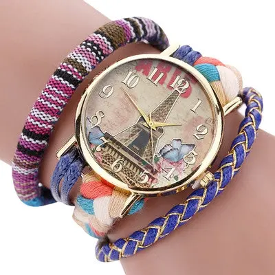 Women Watch Bracelet Dress Clock The Sleek Stylish And Chic Knit Elegant Watch Ladies Relogio Feminino 1