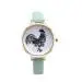 Women Watch Retro Design Lovely Cock Pattern Dress Clock Pu Leather Band Analog Quartz Relogio Feminino 3