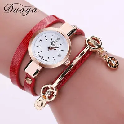 Women Watch Rhinestone Crystal Bracelet Ladies Dress Clock Quartz Wristwatch Relogio Feminino 6