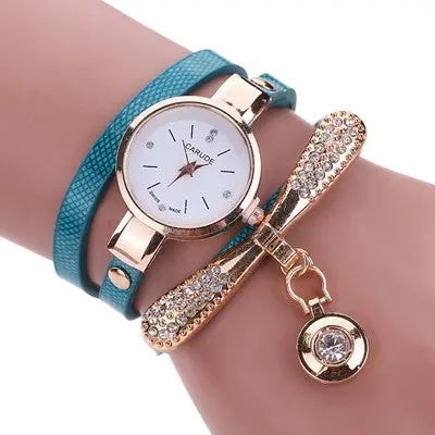 Women Watches Alloy Crystal Wristwatches Women Dress Watches Gift Women Gold Luxury Quartz Clock Mujer 3