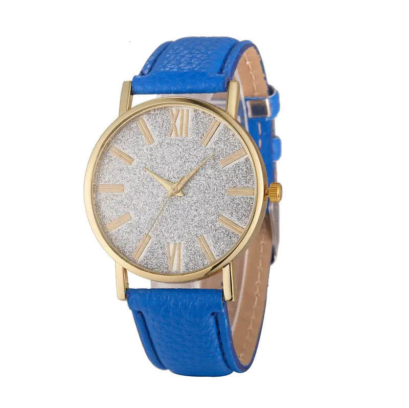 Women Watches Bracelet Crystal Rhinestone Analog Leather Quartz Wrist Watch Mens Wristwatch Relogio Feminino 2