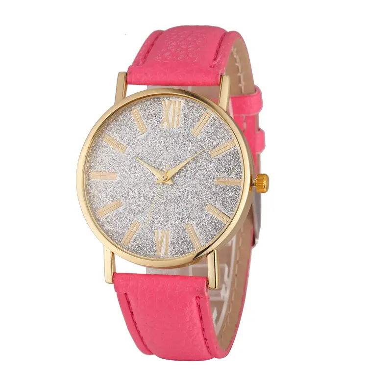Women Watches Bracelet Crystal Rhinestone Analog Leather Quartz Wrist Watch Mens Wristwatch Relogio Feminino 4