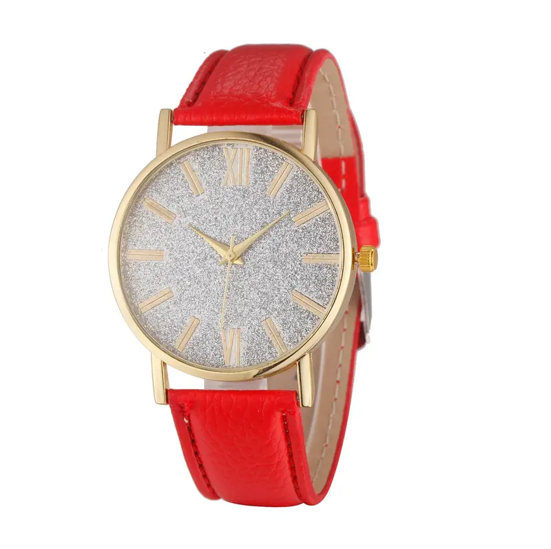 Women Watches Bracelet Crystal Rhinestone Analog Leather Quartz Wrist Watch Mens Wristwatch Relogio Feminino 7