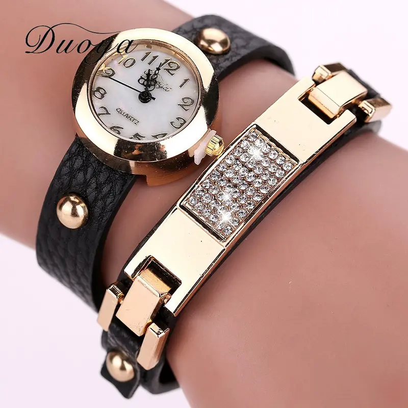 Women Watches Bracelet Dress Clock Rhinestone Crystal Relogio Feminino Analog Wristwatch Gift 1