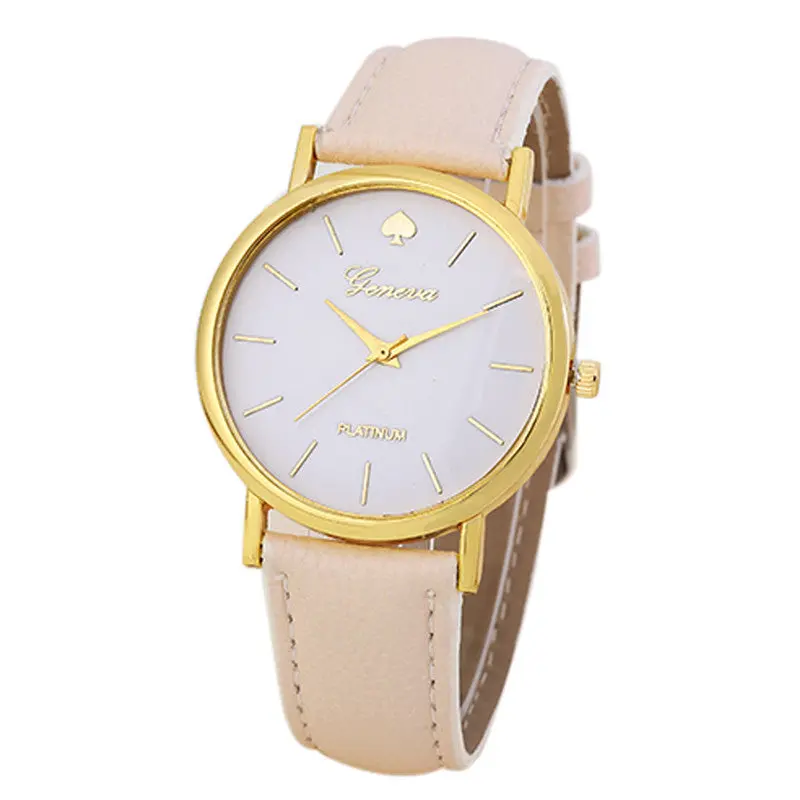 Women Watches Casual Montre Leather Band Analog Quartz Ladies Wrist Watch Geneva Watch Women Feida 1
