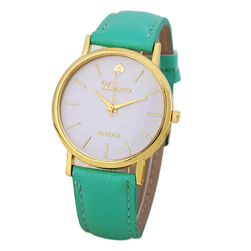 Women Watches Casual Montre Leather Band Analog Quartz Ladies Wrist Watch Geneva Watch Women Feida 12