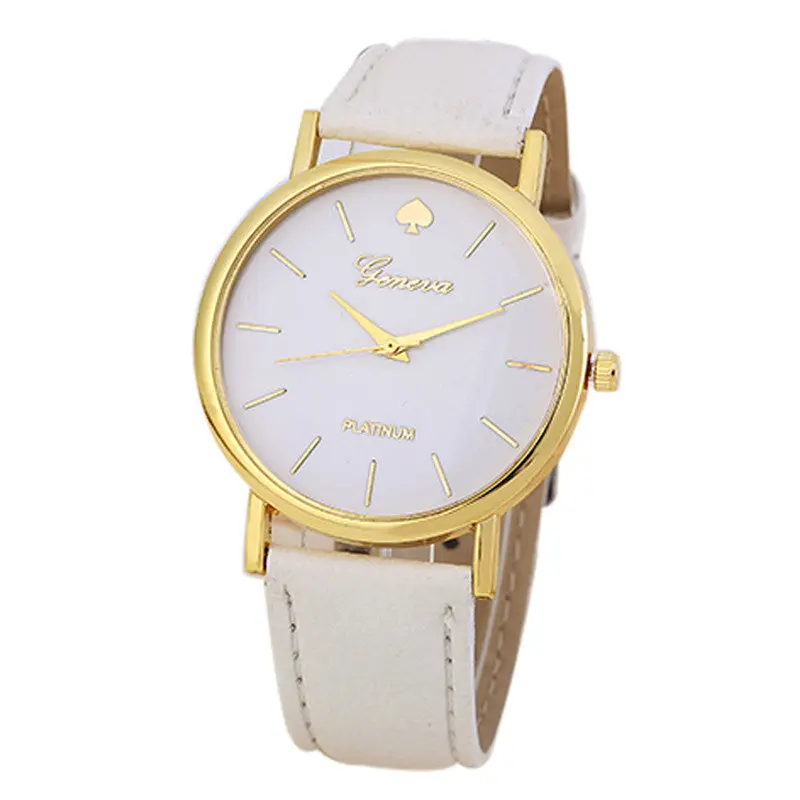 Women Watches Casual Montre Leather Band Analog Quartz Ladies Wrist Watch Geneva Watch Women Feida 13