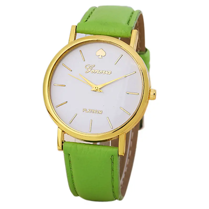 Women Watches Casual Montre Leather Band Analog Quartz Ladies Wrist Watch Geneva Watch Women Feida 5