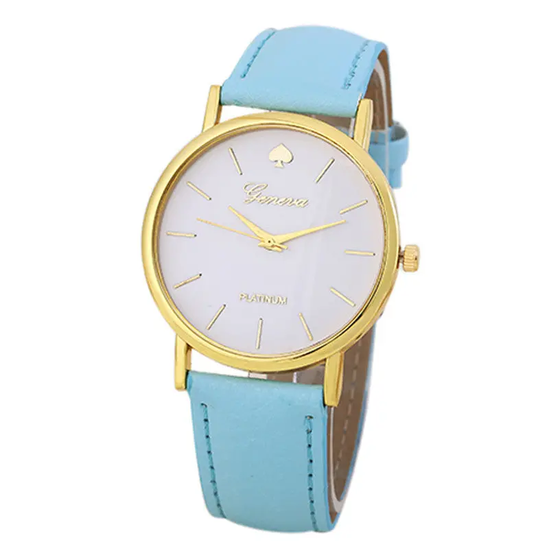 Women Watches Casual Montre Leather Band Analog Quartz Ladies Wrist Watch Geneva Watch Women Feida 7