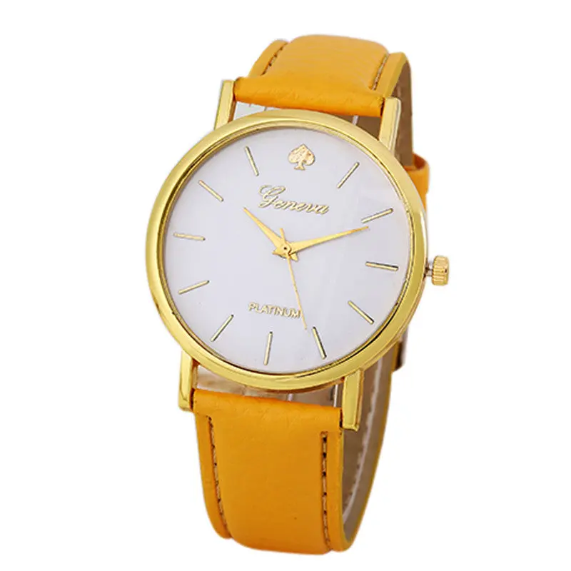 Women Watches Casual Montre Leather Band Analog Quartz Ladies Wrist Watch Geneva Watch Women Feida 8
