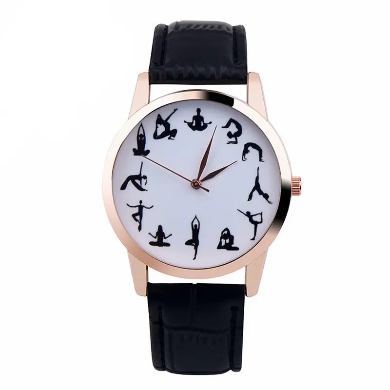 Women Watches Clock Pu Leather Band Analog Quartz Wrist Dress Watch Gift Relogio Feminino 1