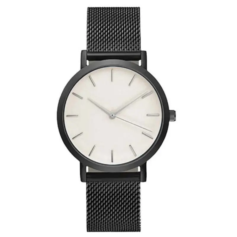 Women Watches Clock Stainless Steel Band Elegant Analog Dress Quartz Wrist Watch Bracelet Reloj 2