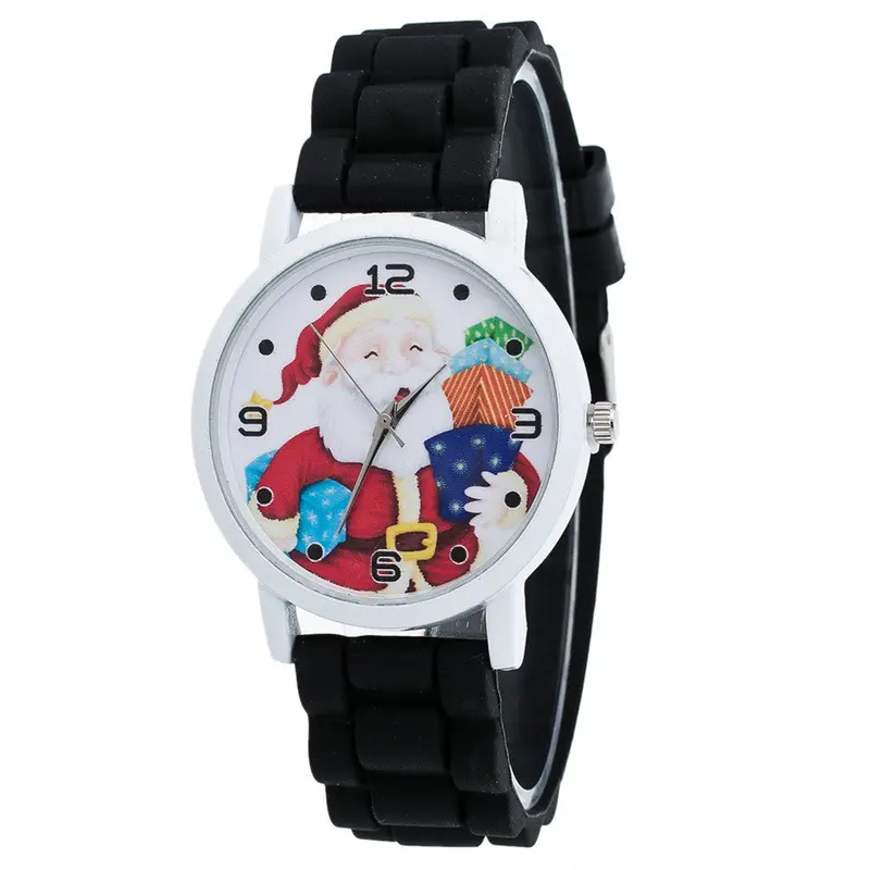 Women Watches Dress Clock Christmas Gifts Candy Color Silicone Band Wrist Watch Relogio Feminino 1
